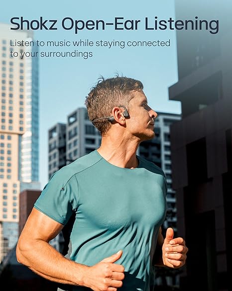 Shokz Open-Ear Headphones: Enjoy music while staying aware of your surroundings, perfect for active lifestyles.