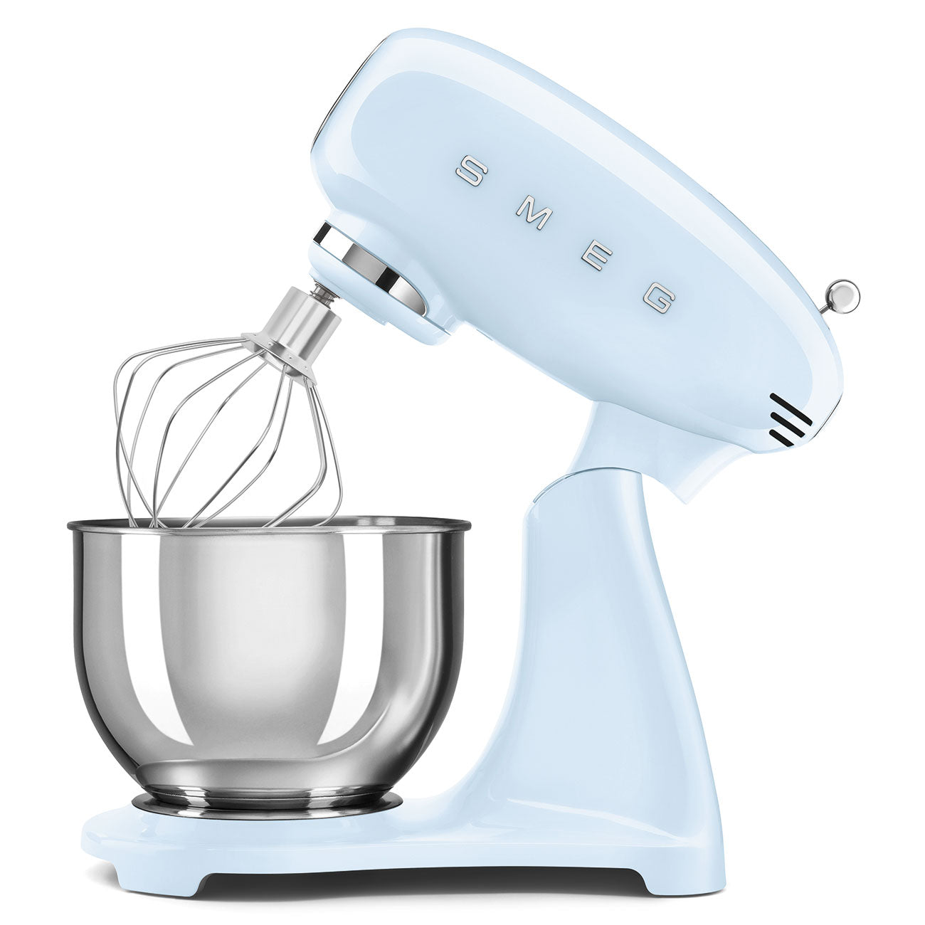 Smeg Retro Stainless Steel Stand Mixer with SS Bowl SMF05