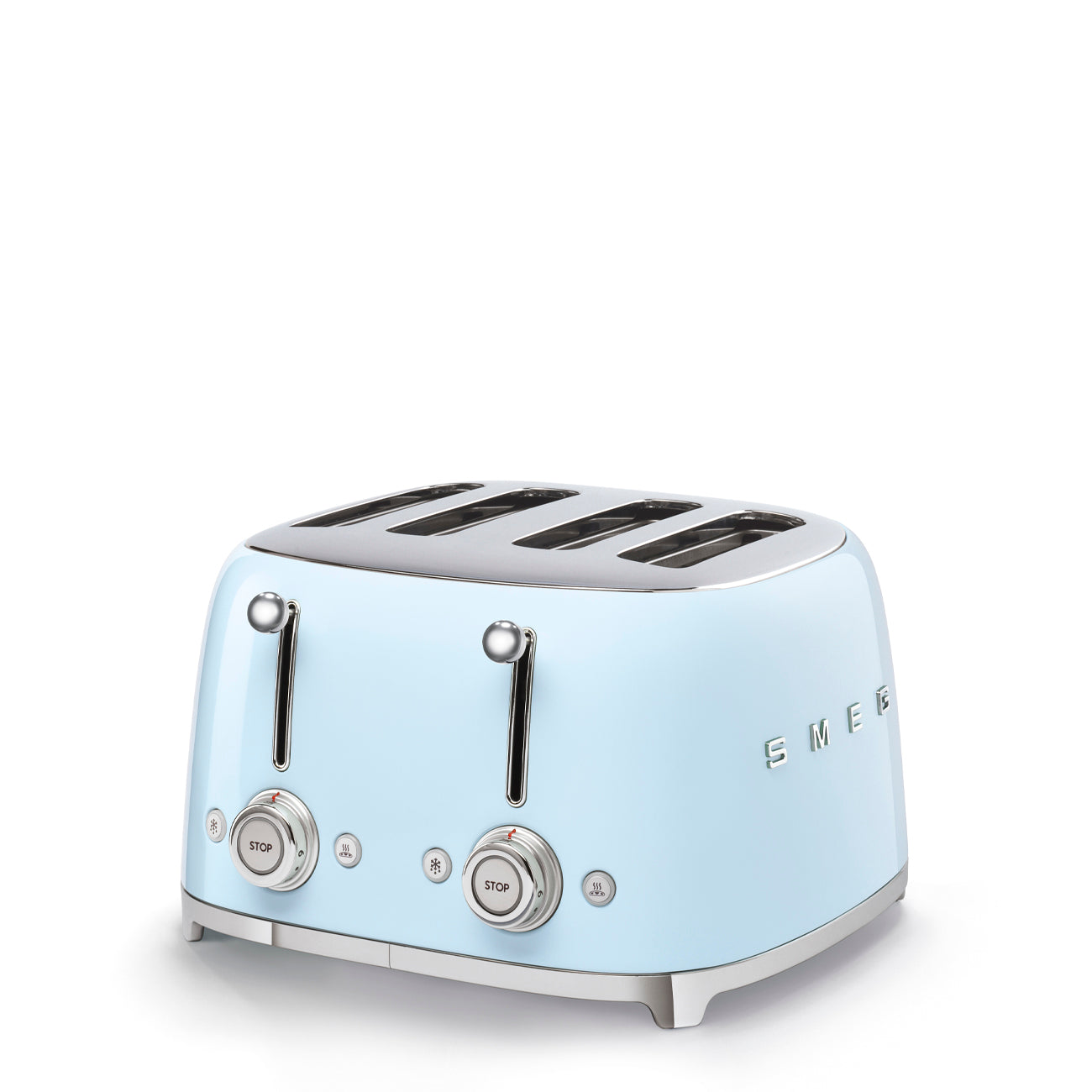SMEG Retro Stainless Steel 4 Slice Toaster TSF03