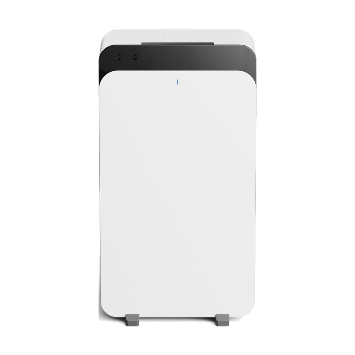 Blueair Classic Pro 9i air purifier front view, tall white steel body with display panel