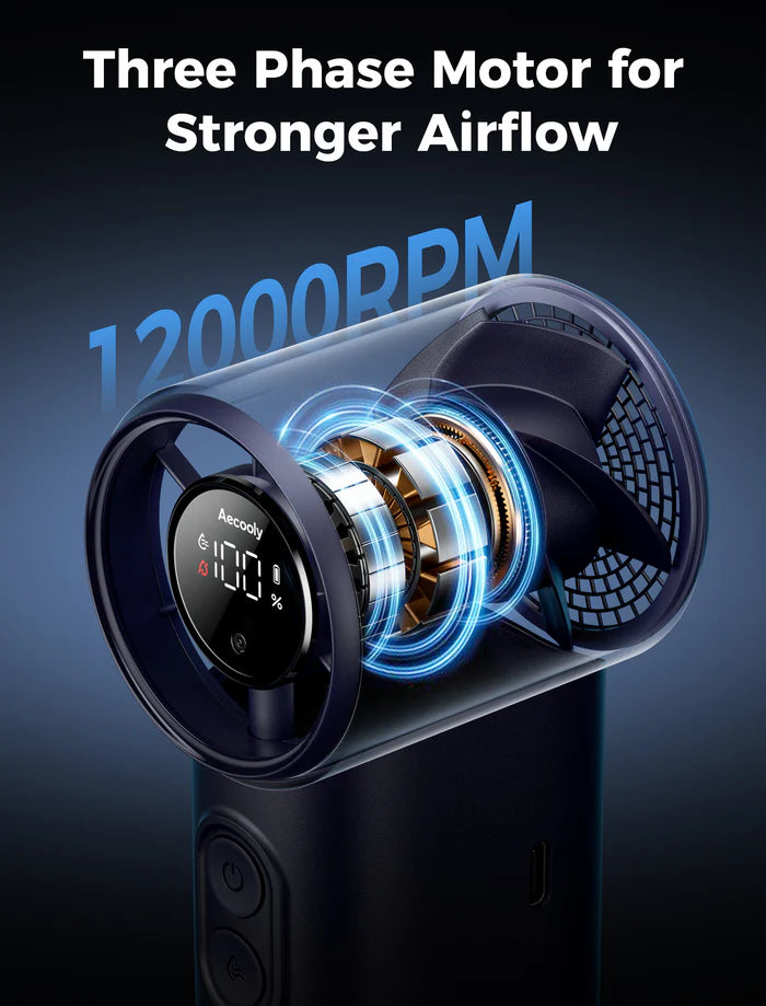 Aecooly Portable PM02 Cold Air Pro Misting Fan 7000mah