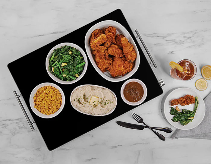 Chefman Family-Size Glass-Top Warming Tray