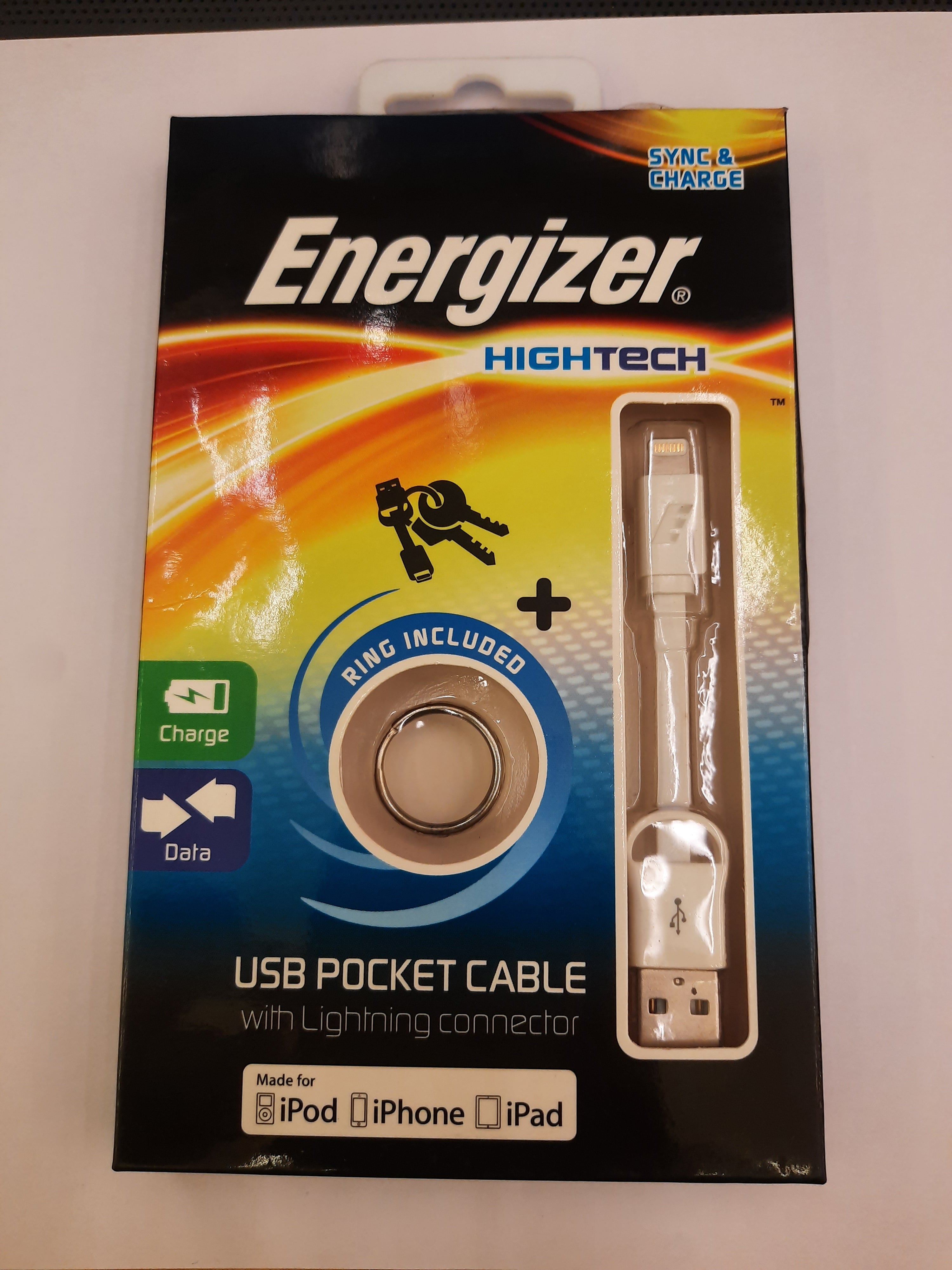 Energizer Lightining Pocket Cable 8cm