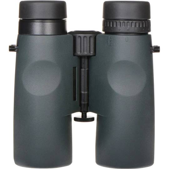 Back view of Pentax 8x43 Z-Series ZD ED binoculars showing the durable and ergonomic design ideal for outdoor use and long viewing sessions