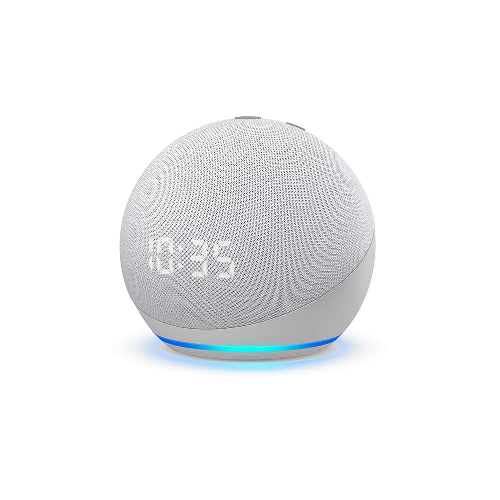 Amazon Echo Dot 4th Gen with clock