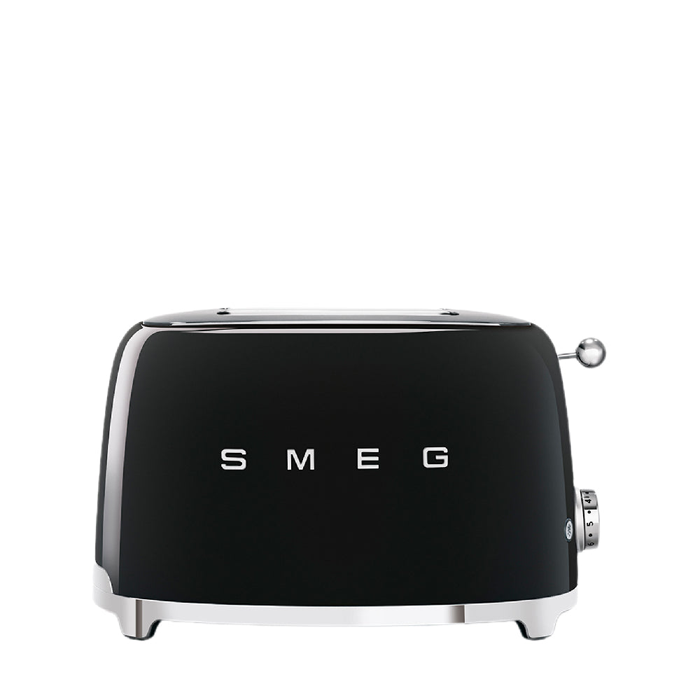 Smeg Retro Stainless Steel Pop up Slice Toaster - Main Image