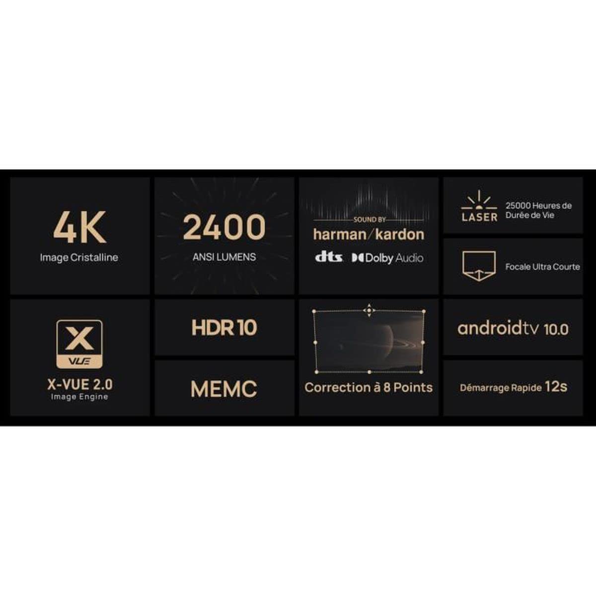 XGIMI Aura 4K Ultra Short Throw Laser Projector