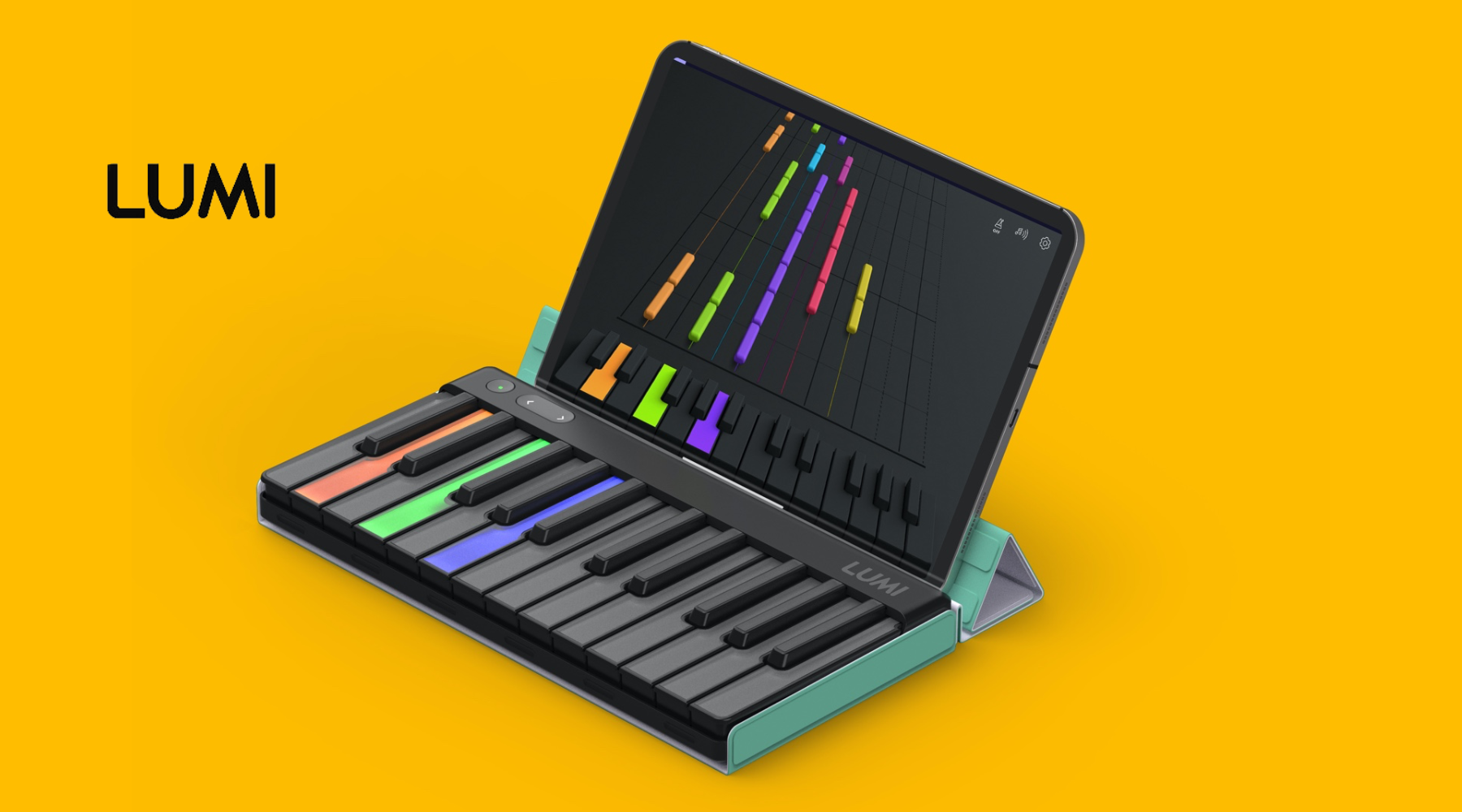 LUMI Keys Studio Edition light-up piano keyboard by ROLI