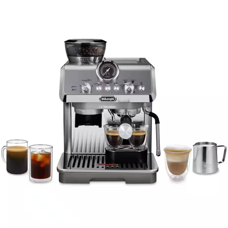 De'Longhi La Specialista Arte Evo EC9255.M metal espresso machine with integrated grinder