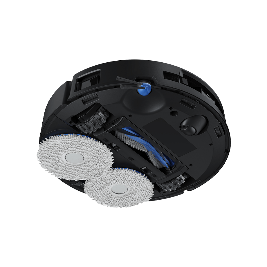 ECOVACS DEEBOT T50S Pro Omni robot vacuum underside brush view
