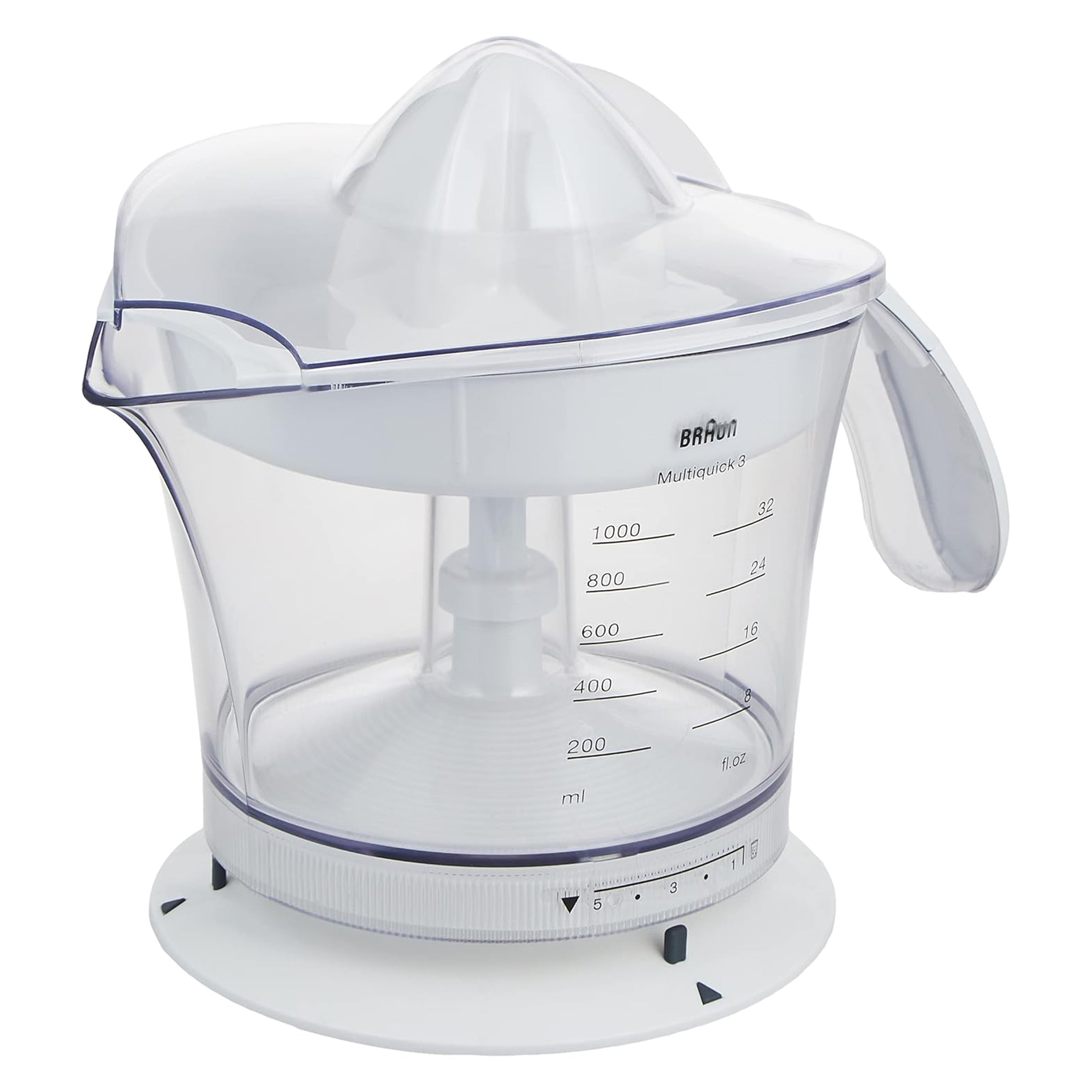 Braun CitrusQuick 3 MPZ9 white citrus juicer with 1L jug
