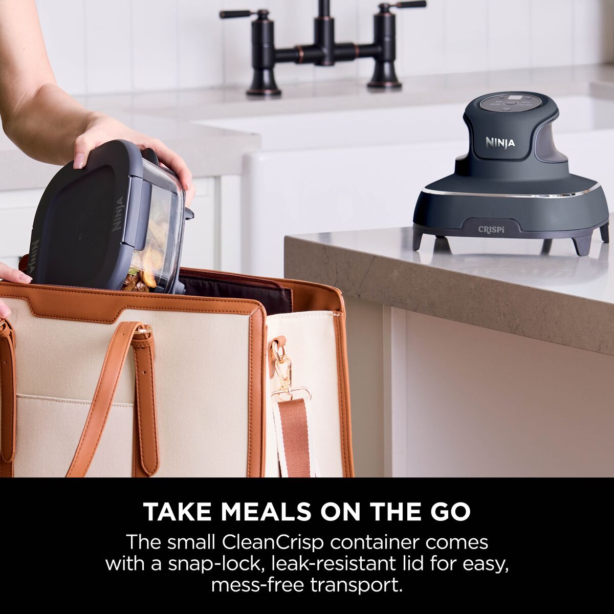 Ninja Crispi 4-In-1 Portable Glass Air Fryer