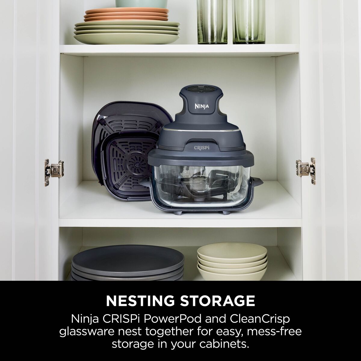 Ninja Crispi 4-In-1 Portable Glass Air Fryer