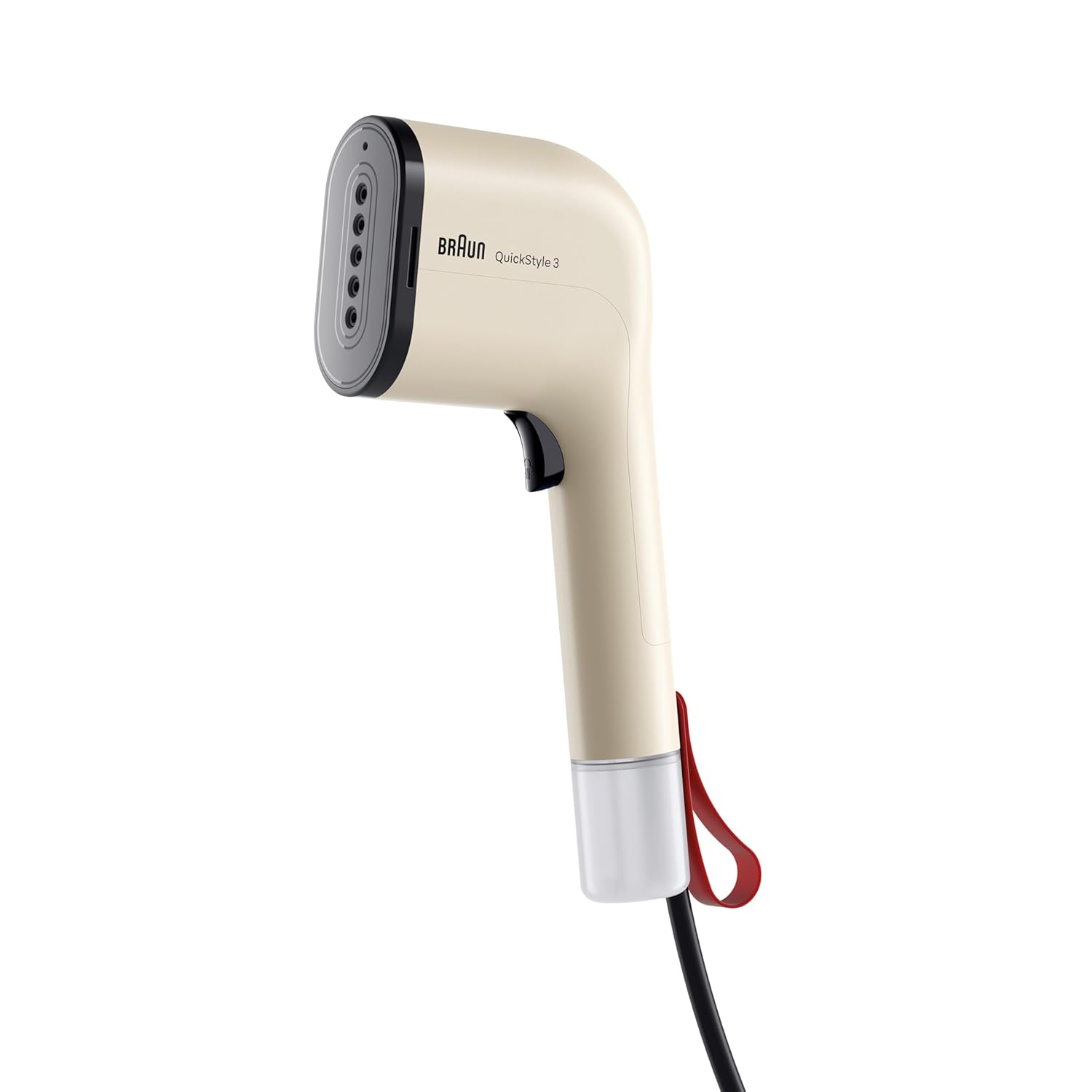 Braun QuickStyle 3 GS3012BG beige compact handheld garment steamer with FastSteam Technology