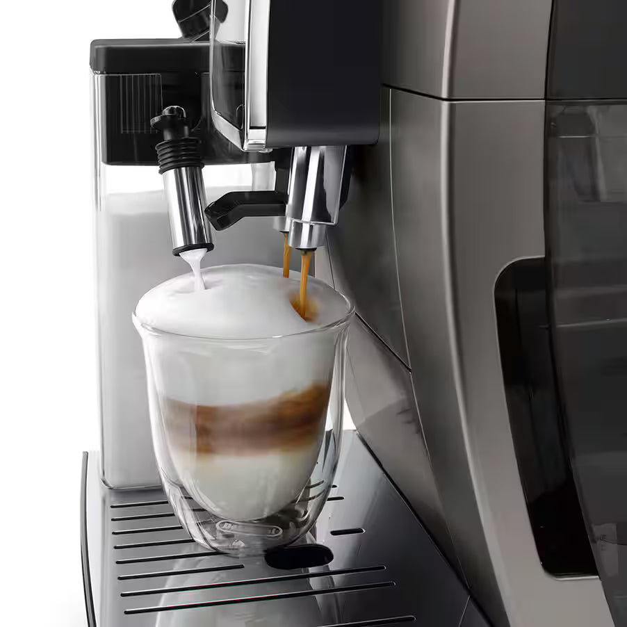 DeLonghi Dinamica Plus automatic coffee maker - Titanium Black -  ECAM380.95.TB