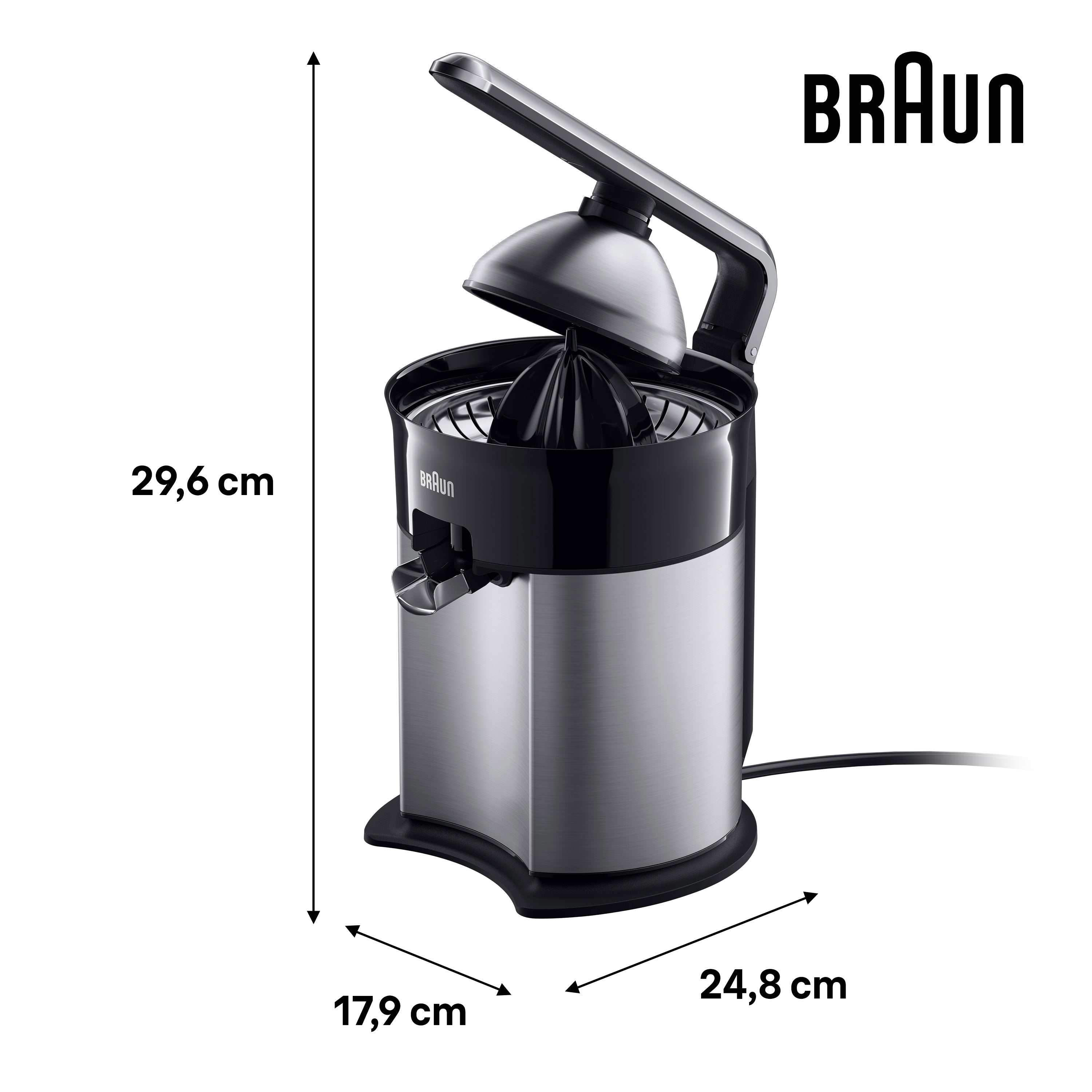 Braun CitrusQuick 7 CJ7050 premium citrus juicer