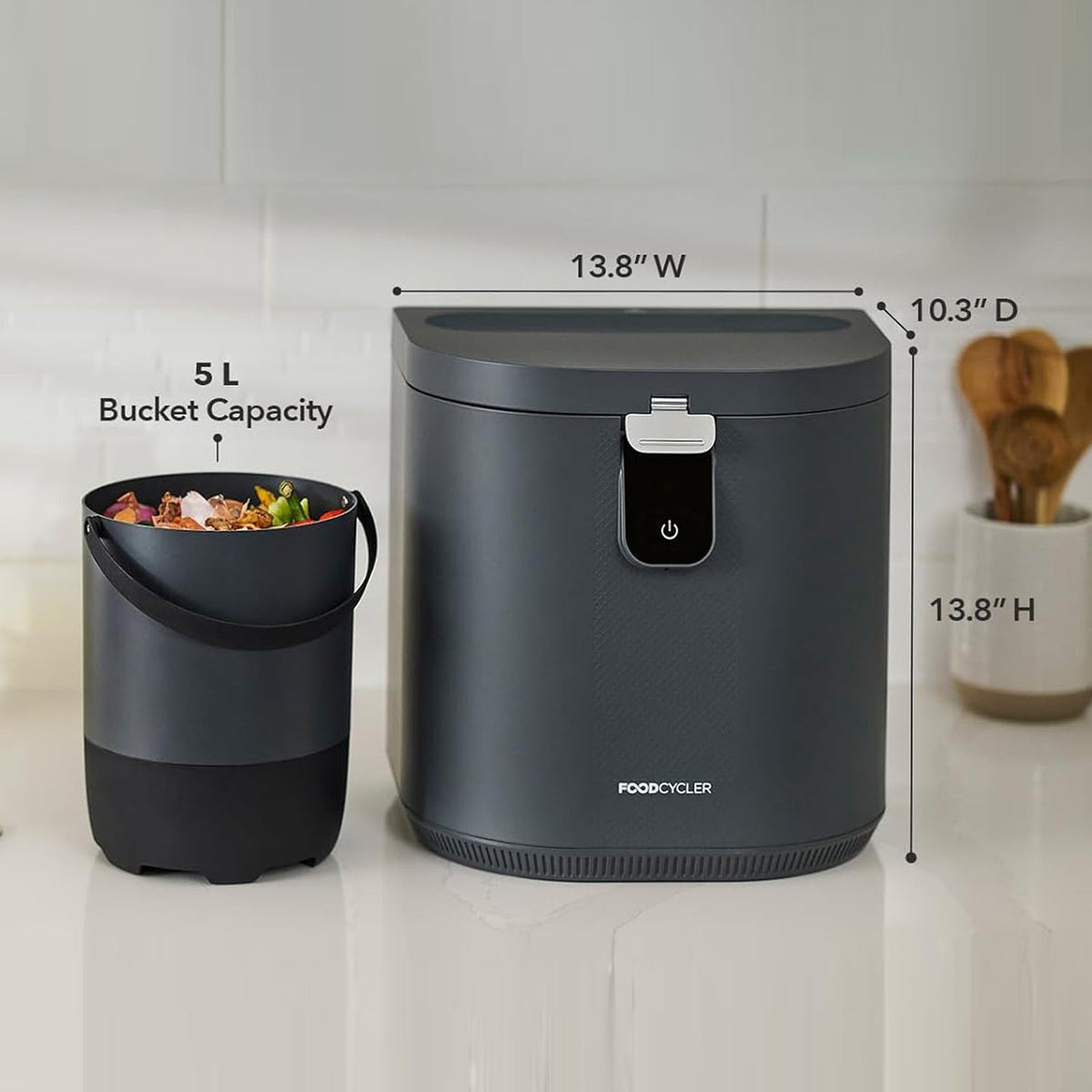 FoodCycler Eco 5 one-touch operation