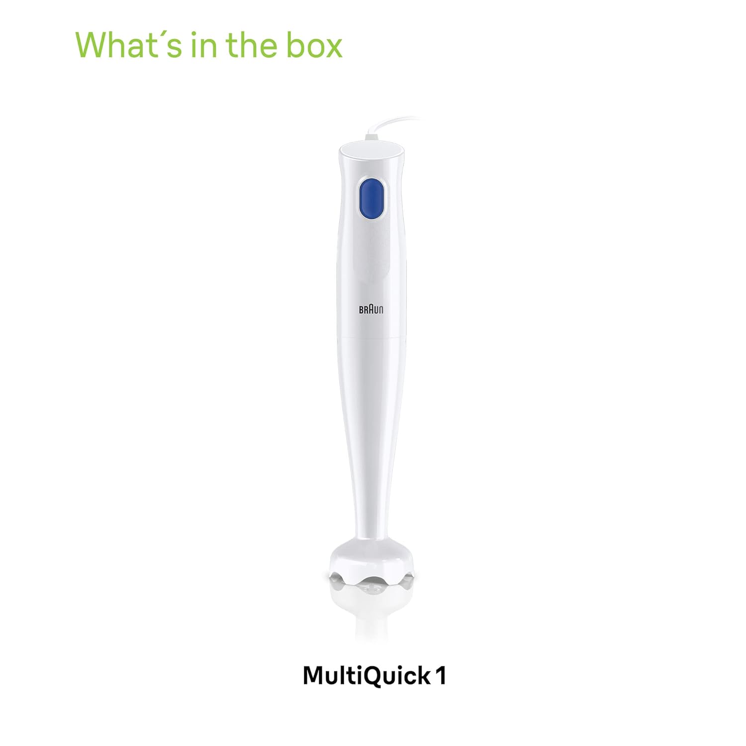 Braun MultiQuick 1 Hand Blender 450W with EasyTwist Technology