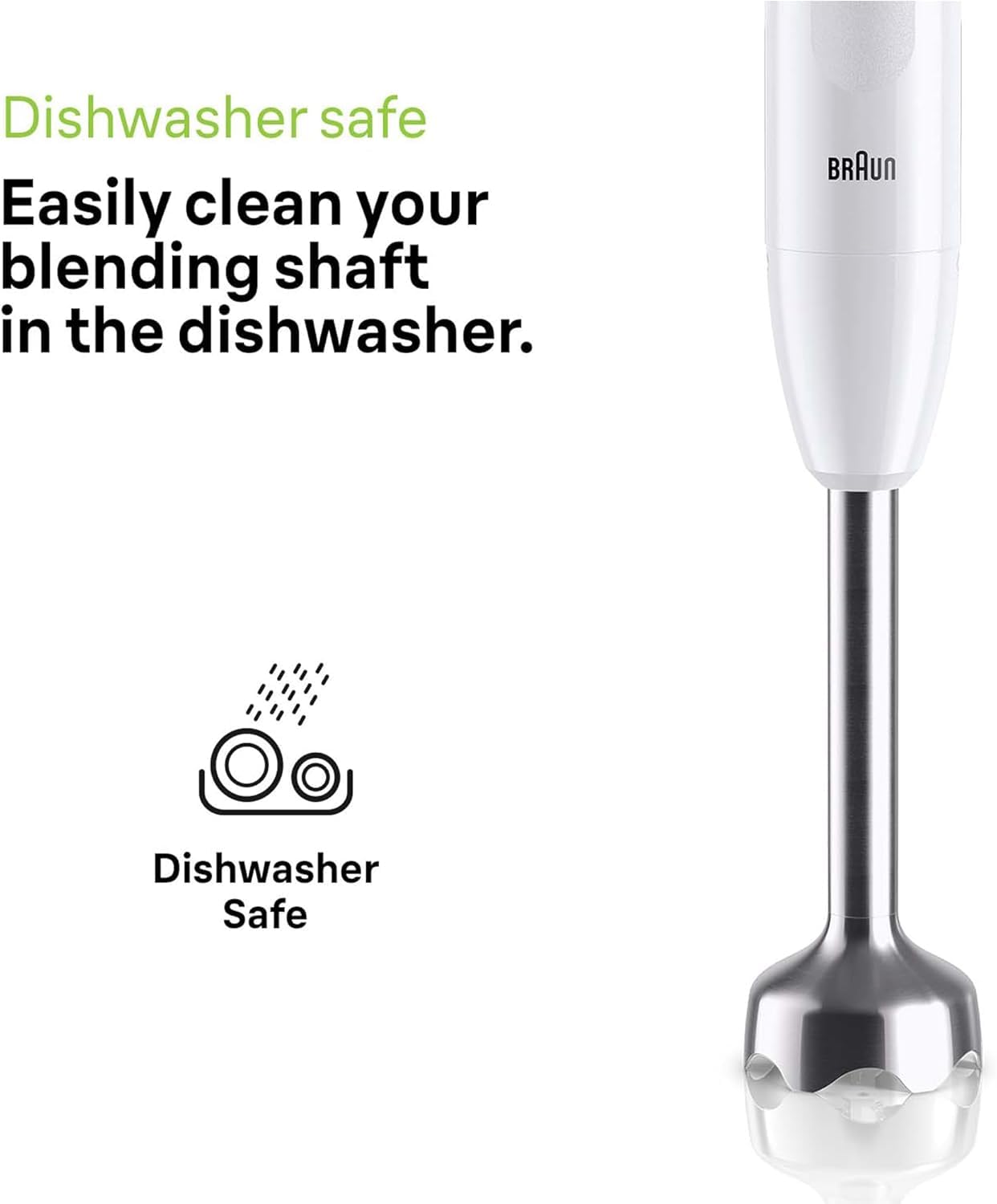 Braun MultiQuick 1 Hand Blender 450W with Beaker, Chopper, Whisk