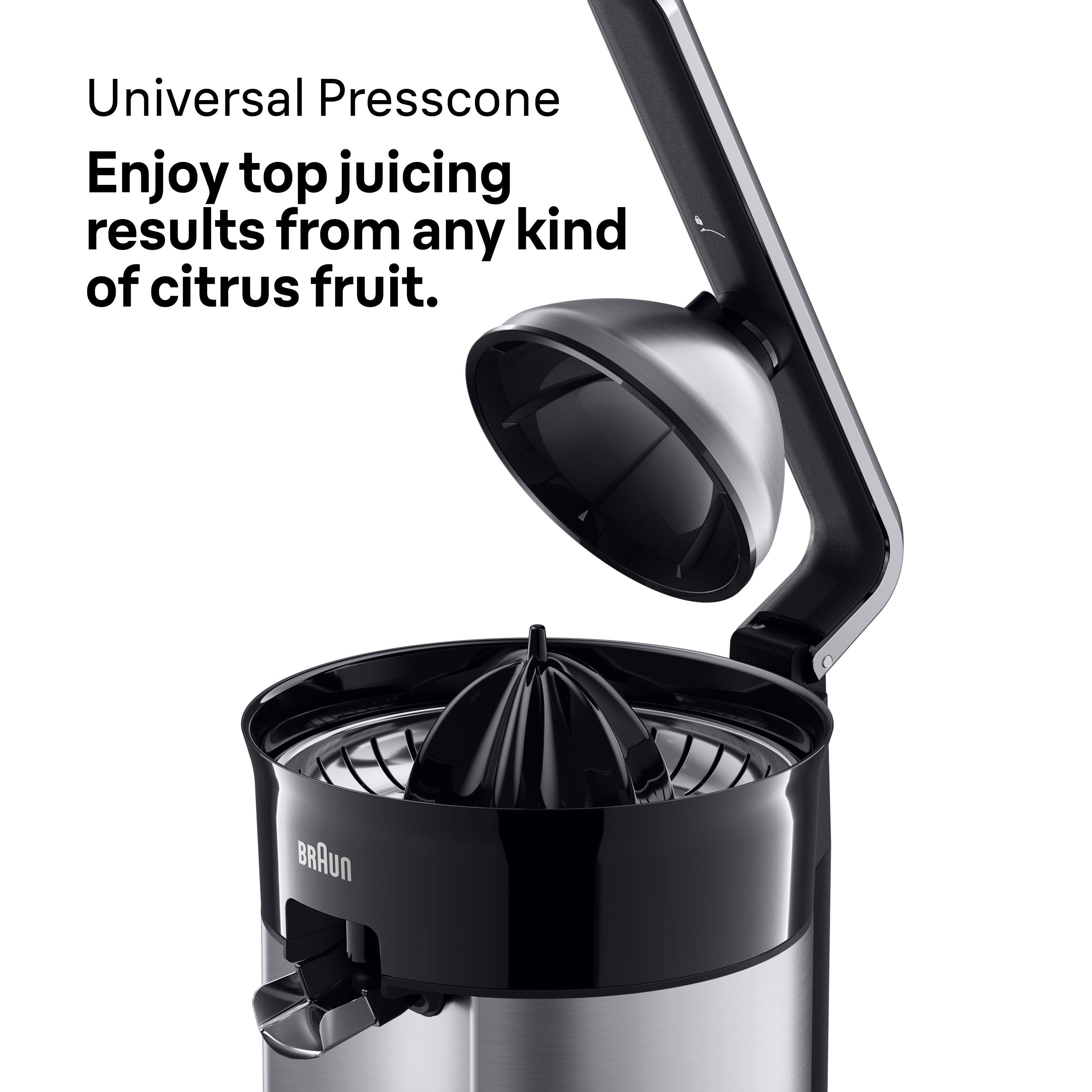 Braun CitrusQuick 7 CJ7050 cast aluminium lever juicer