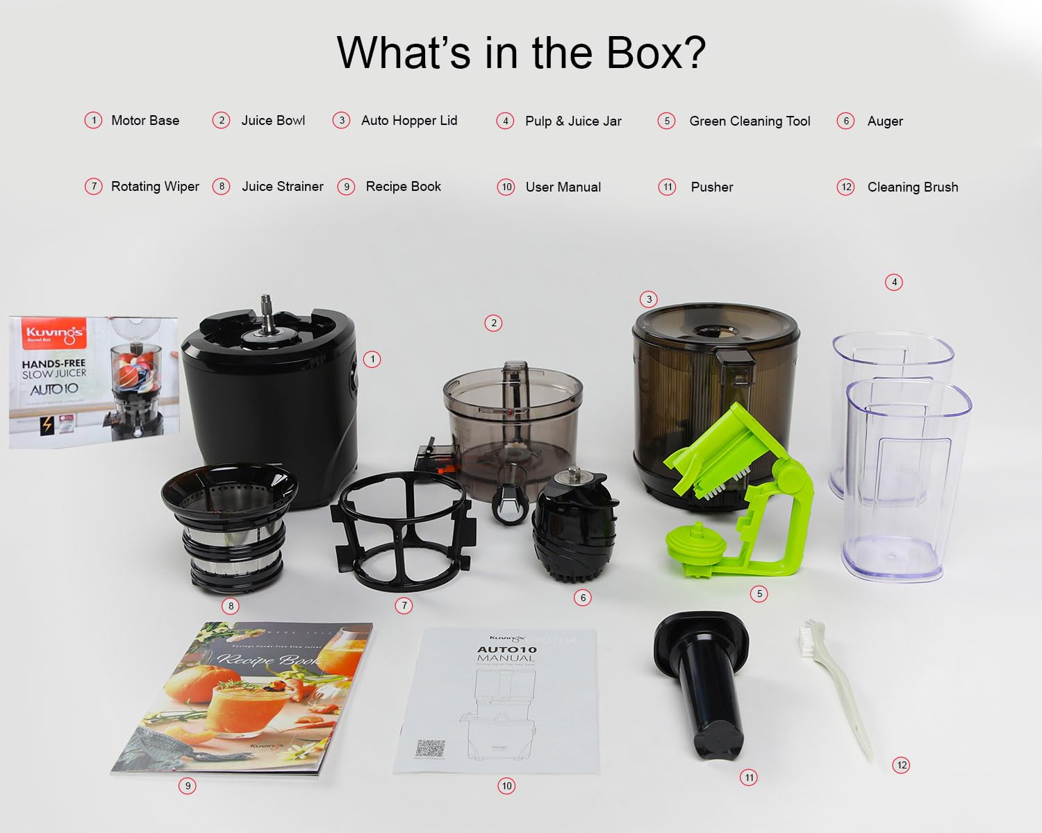 Kuvings AUTO 10 Black Cold Press Juice