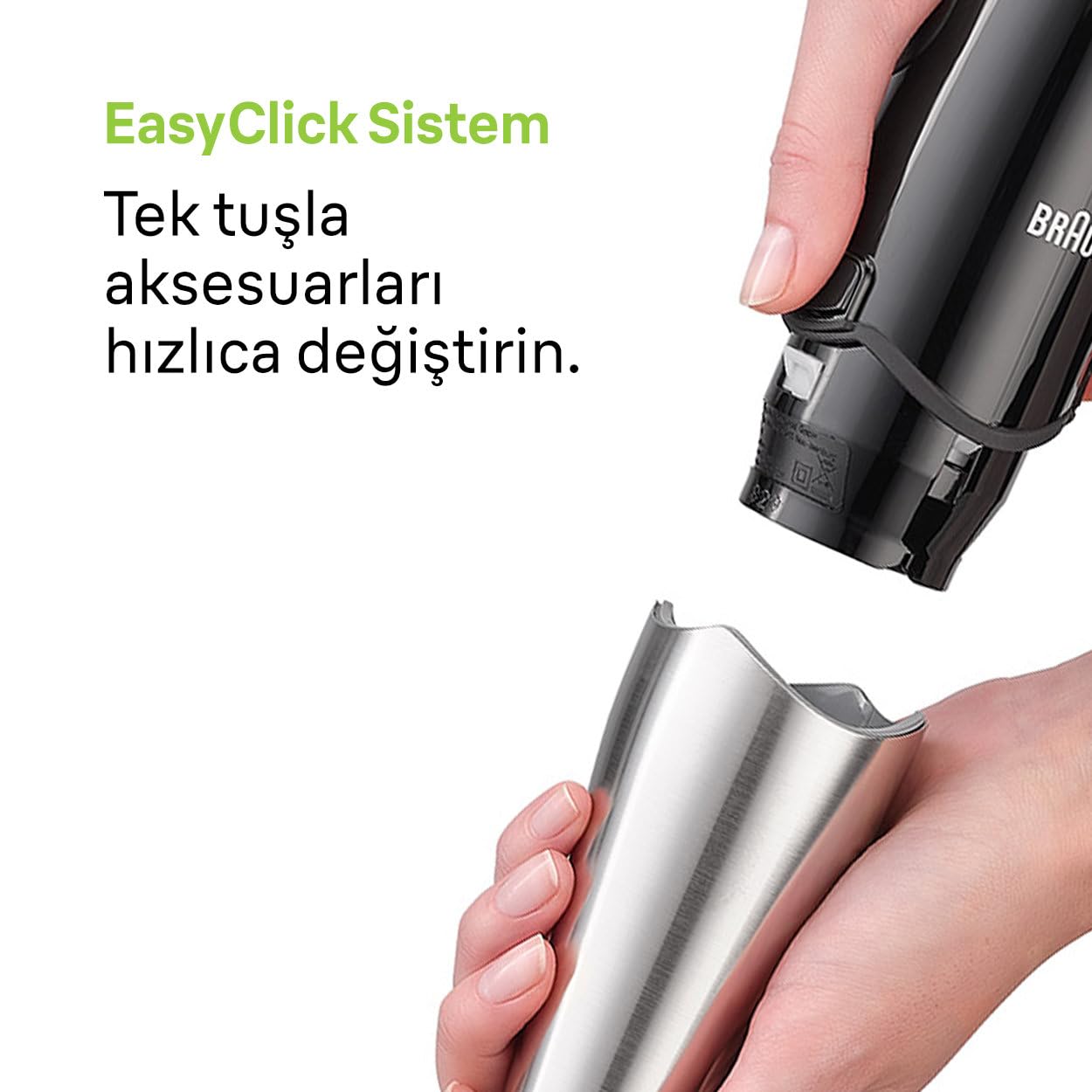 Braun MultiQuick 7 Hand Blender 1000W with Beaker, 1.5L Food Processor, Whisk