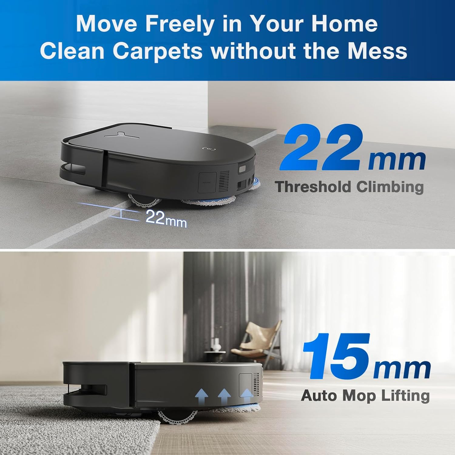 ECOVACS DEEBOT X5 PRO Omni (NextGEN 2 in 1 Robot Vacuum Cleaner & Mop)