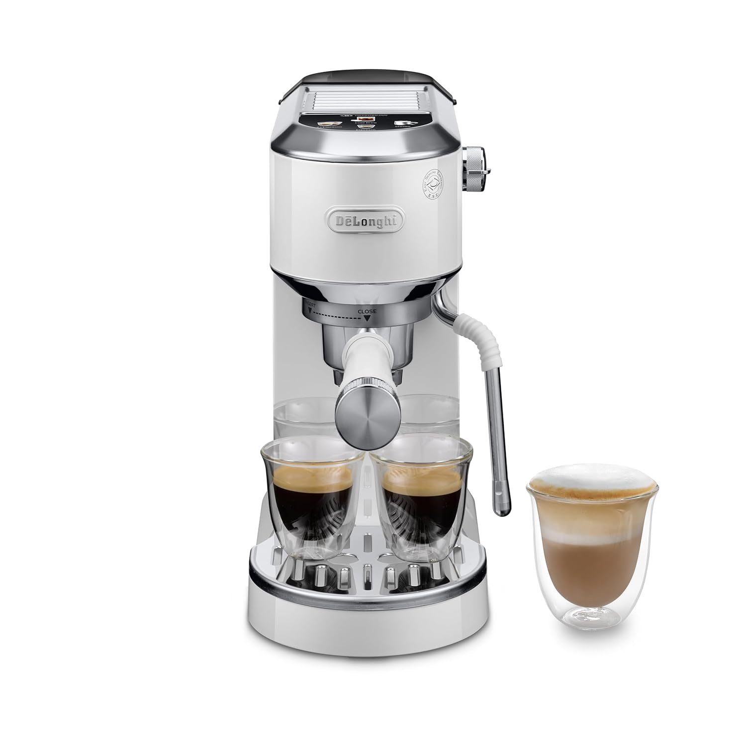 De’Longhi Dedica Duo Cold Brew Espresso Machine with Milk Frother
