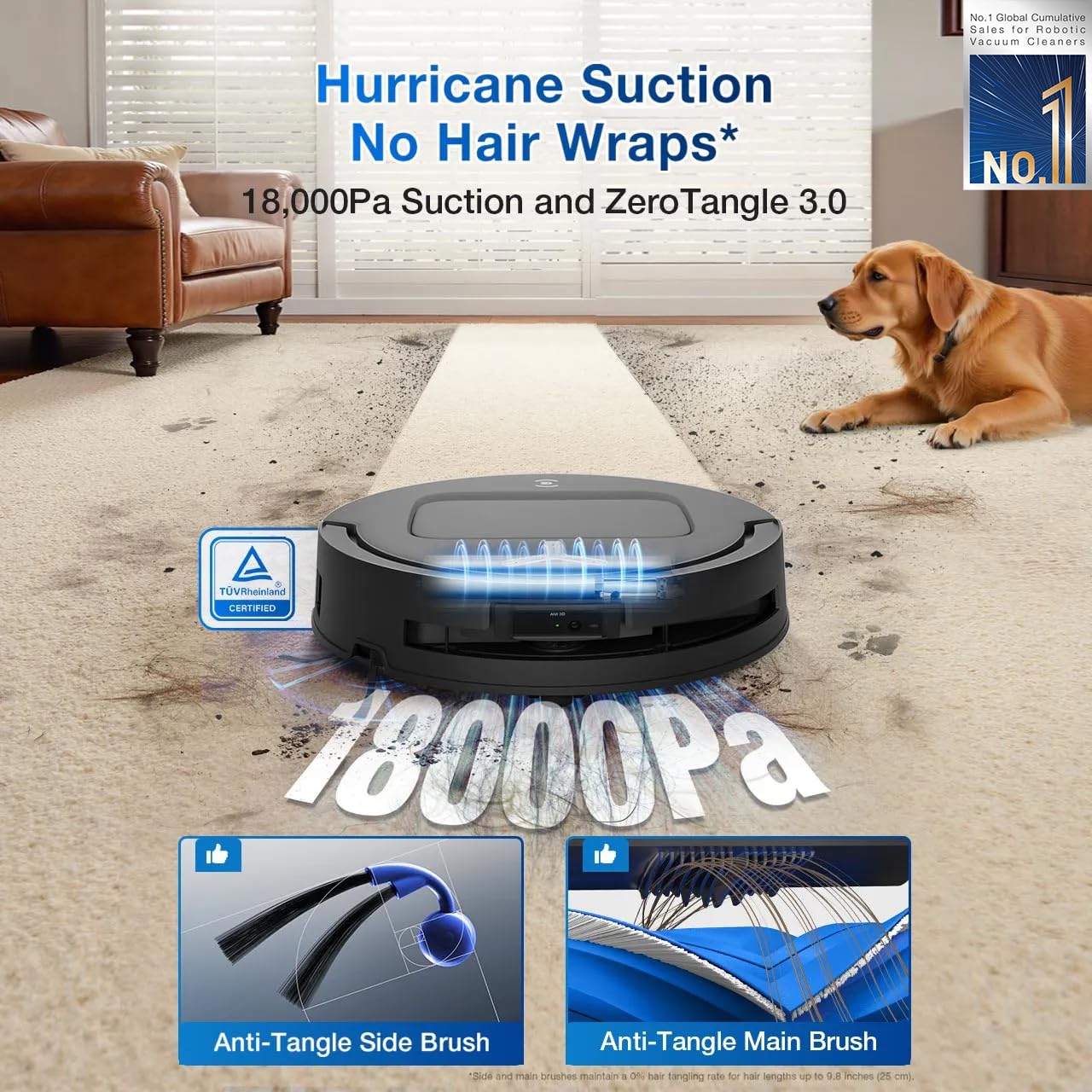 ECOVACS DEEBOT T80 Omni (2 in 1 Robot Vacuum Cleaner & Mop)