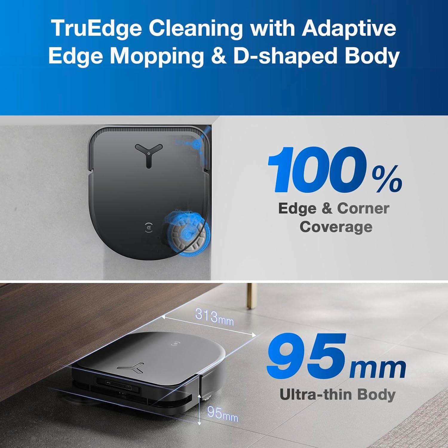 ECOVACS DEEBOT X5 PRO Omni (NextGEN 2 in 1 Robot Vacuum Cleaner & Mop)