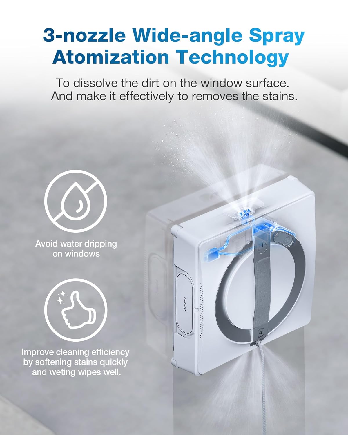ECOVACS Winbot W2 Pro Omni Portable Window Cleaning Robot
