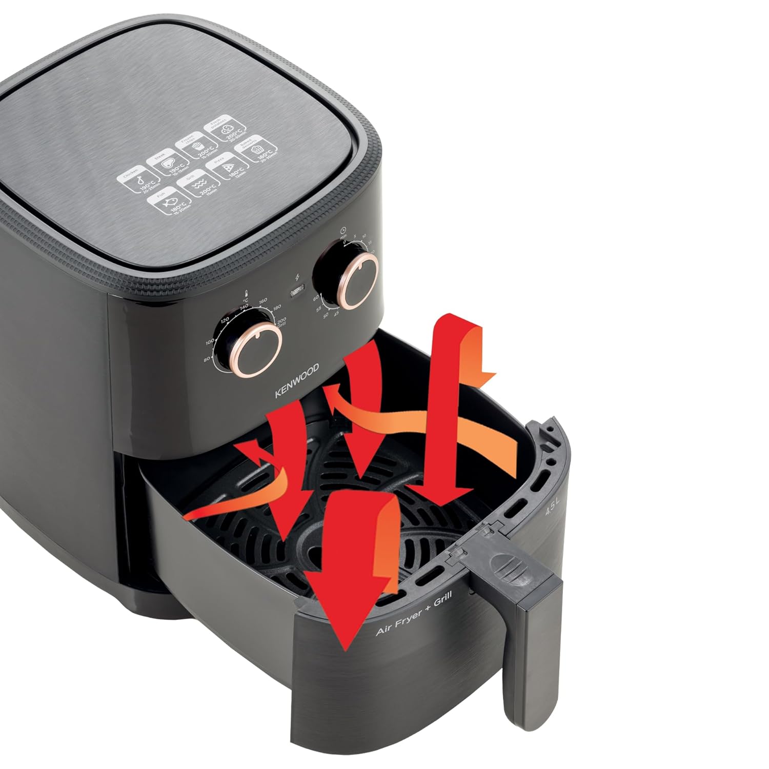KENWOOD Airfryer + Grill XL 4.5L 1300W Air Fryer