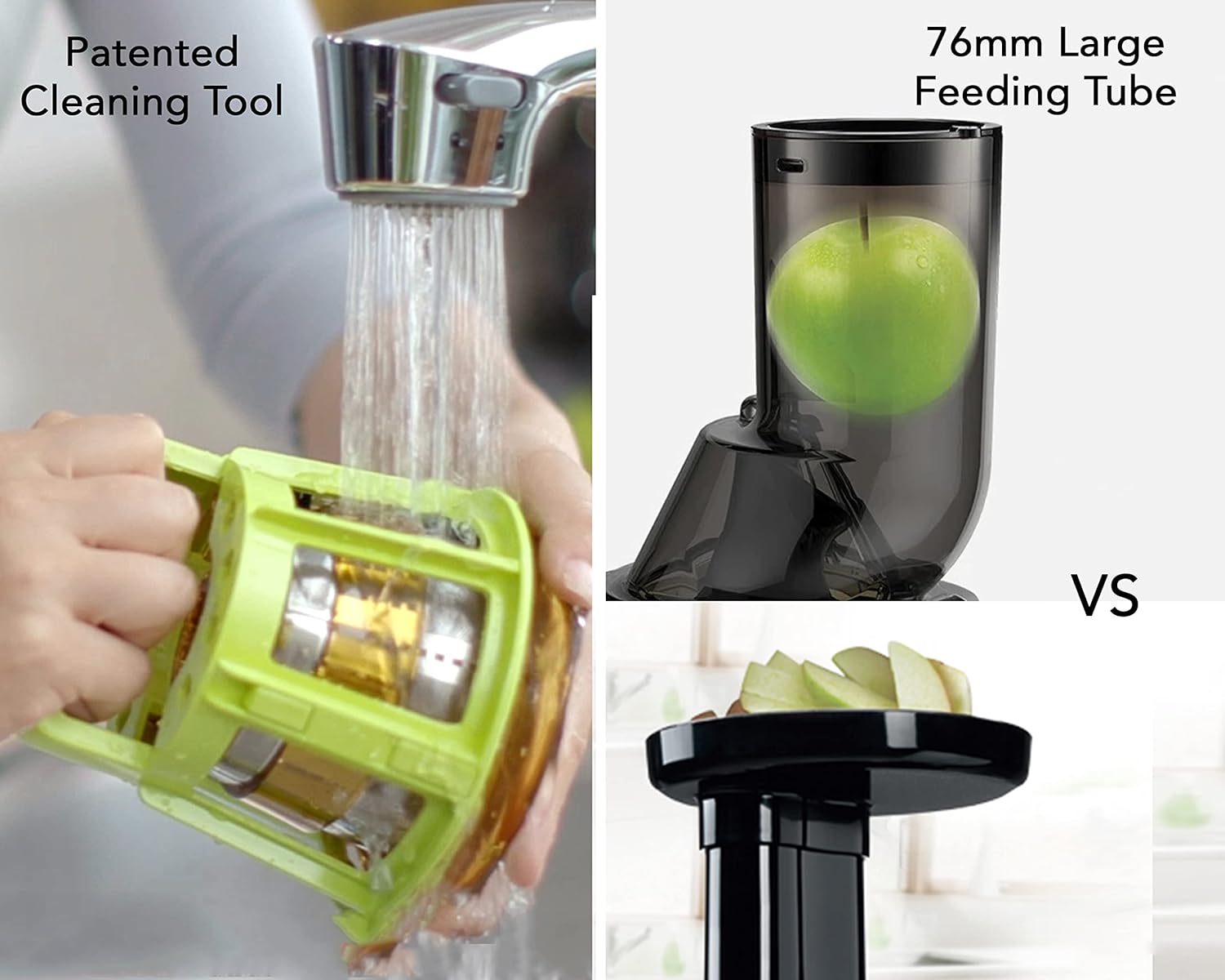 Kuvings B1700 Cold Press Slow Juicer with Sorbet and Smoothie Strainers
