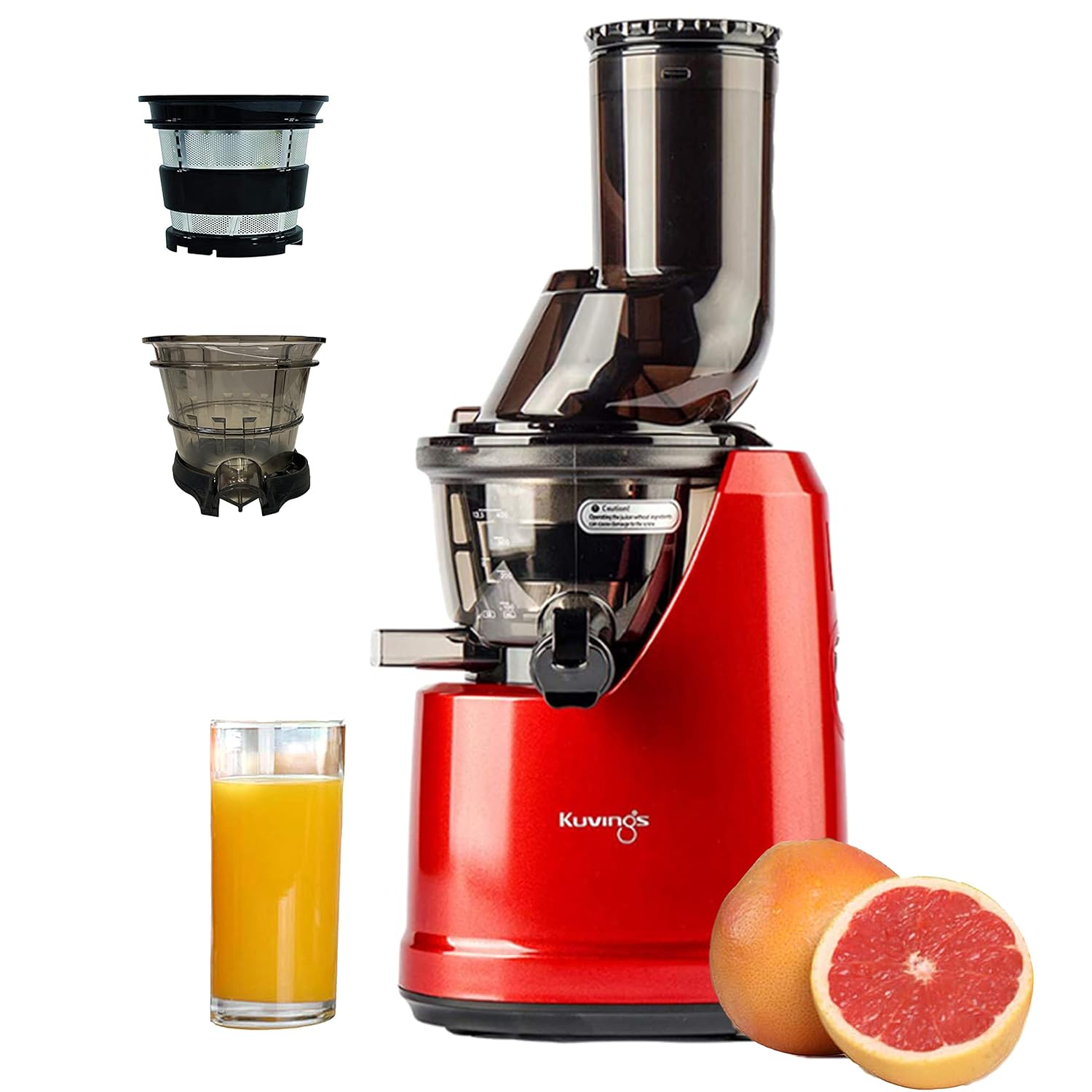 Kuvings B1700 Cold Press Slow Juicer with Sorbet and Smoothie Strainers