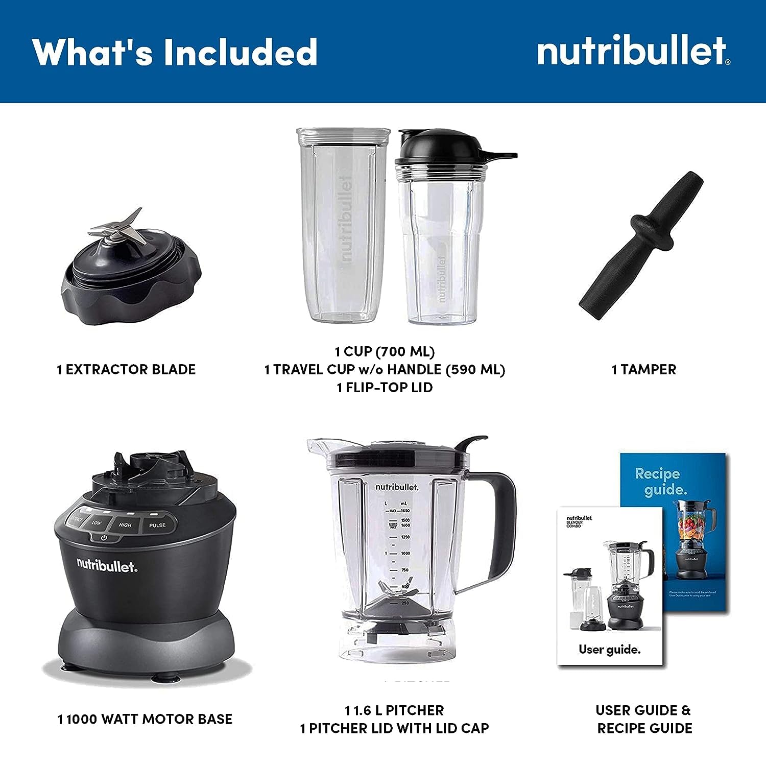 Nutribullet 1000W Combo Blender