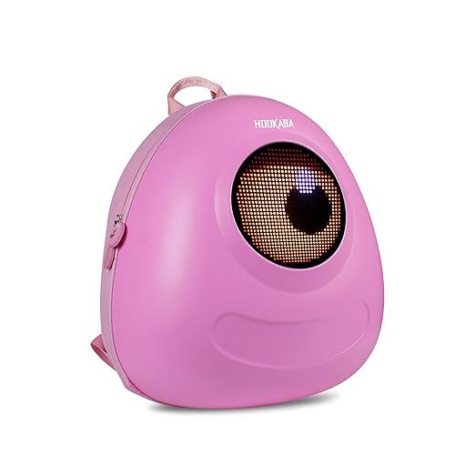 Hookaba GlowBuddy LED Eyes Backpack | Kids Smart Bag With App Control