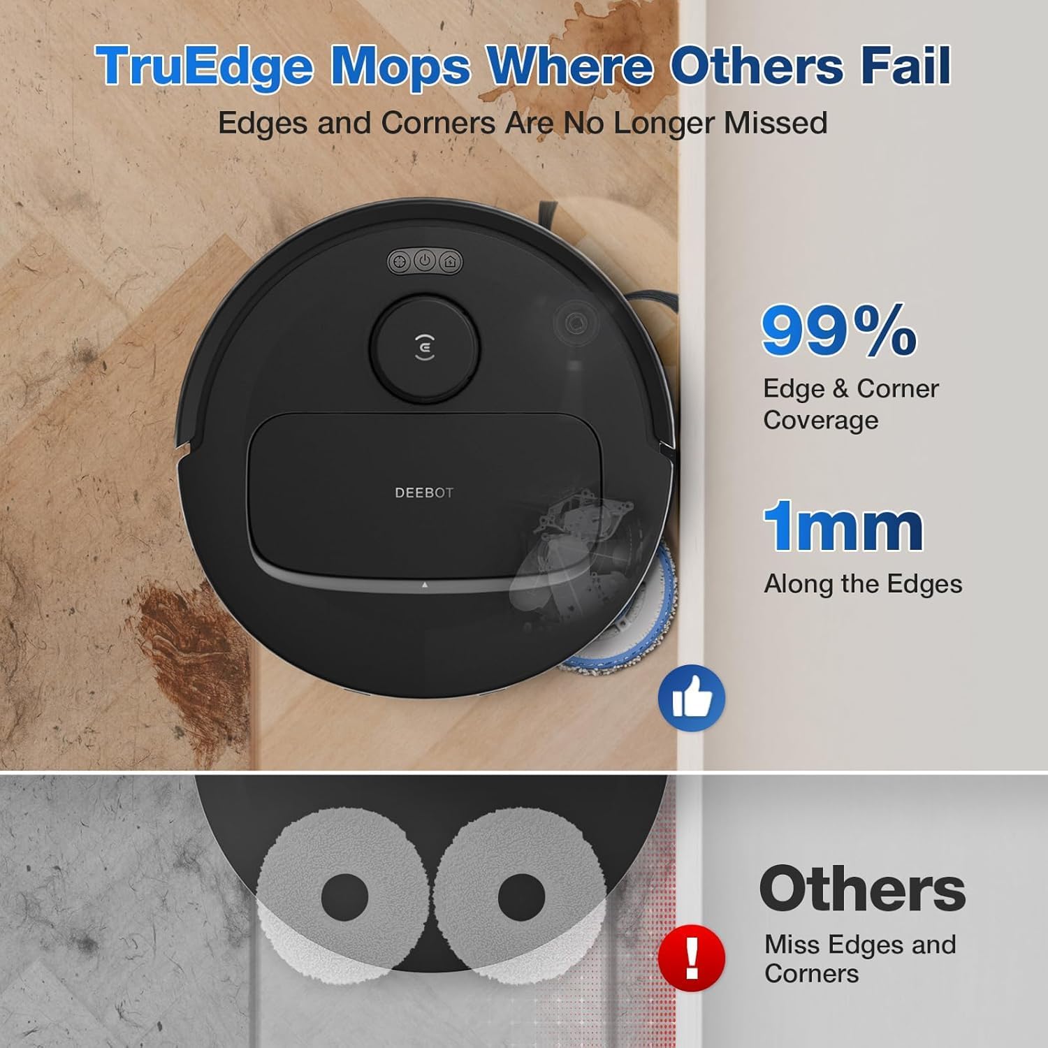 ECOVACS DEEBOT N30 PRO Omni (2 in 1 Robotic Vacuum Cleaner & Mop)