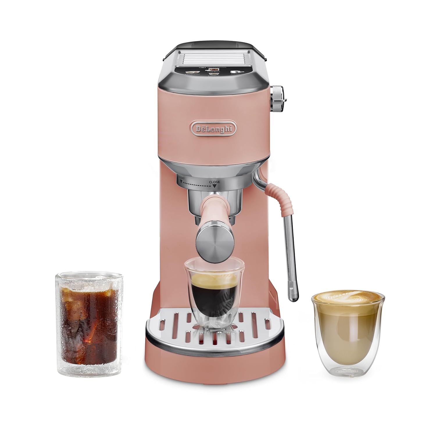De’Longhi Dedica Duo Cold Brew Espresso Machine with Milk Frother