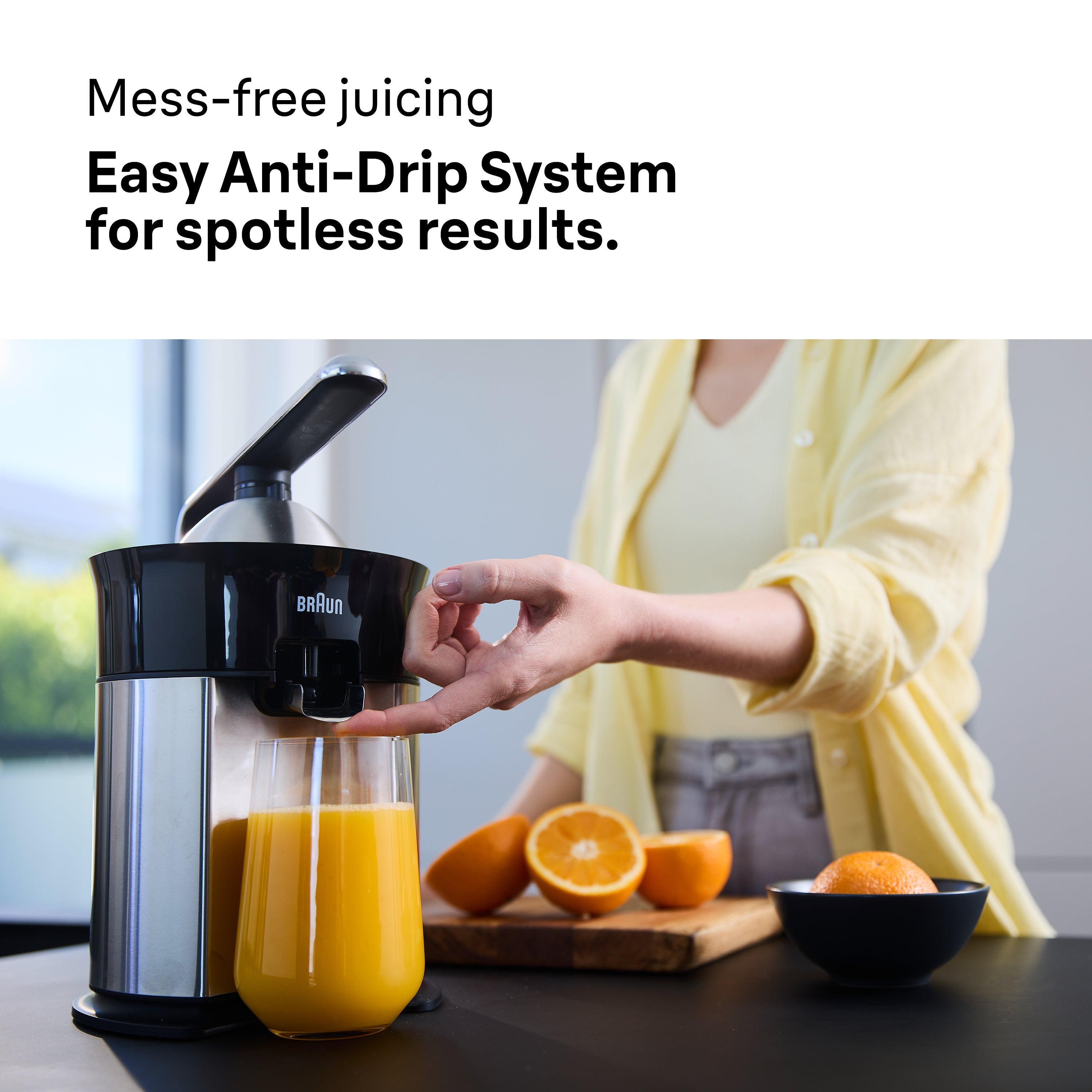 Braun CitrusQuick 7 CJ7050 juicing fresh citrus