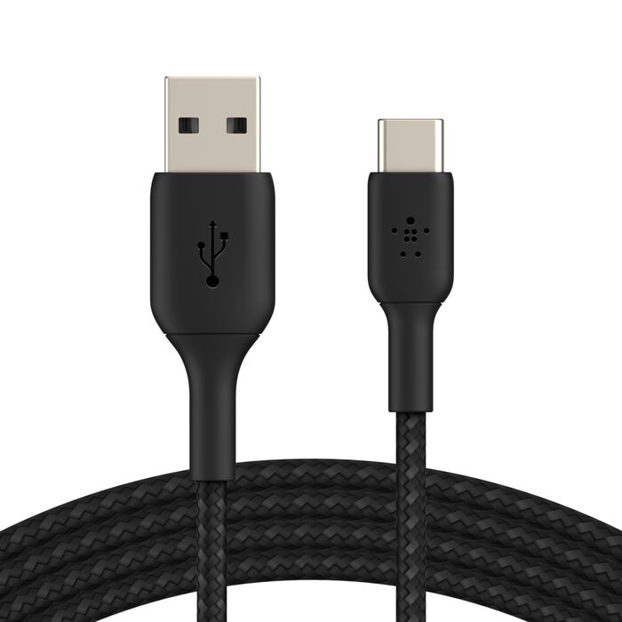 BoostCharge Braided USB-C to USB-A Cable