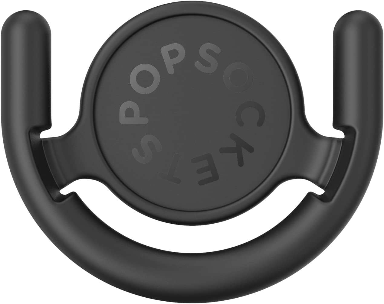 Black PopSockets PopMount Multi-Surface Mount, designed for secure attachment and versatile mounting options for PopSockets PopGrip.