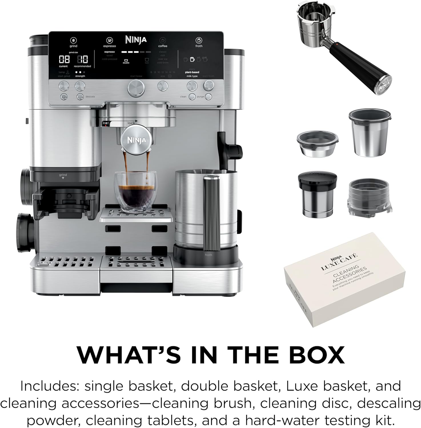 Ninja Luxe Premier 3 in 1 Espresso Coffee Maker Machine - ES6601EU