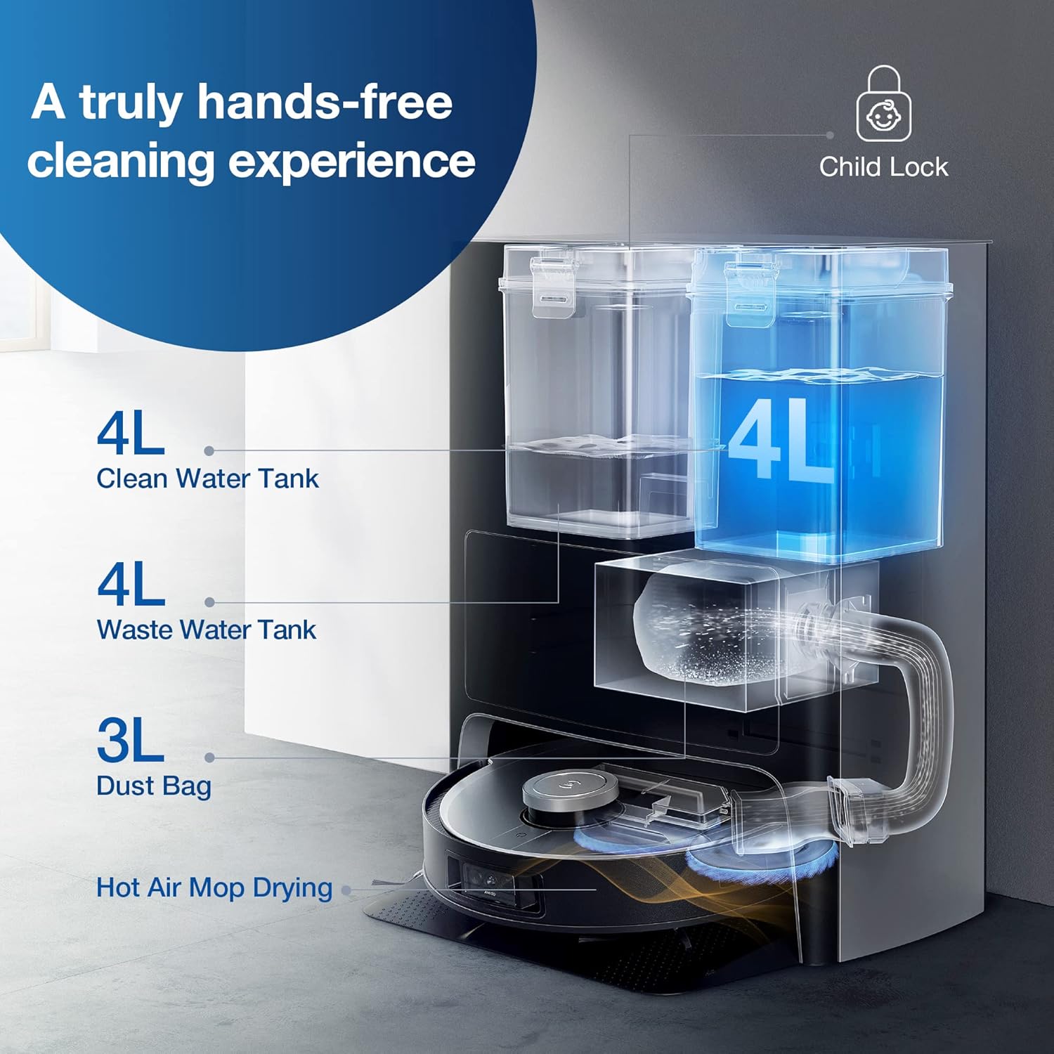 ECOVACS DEEBOT X1 Omni Robot Vacuum and Mop | Buy Ecovacs Online