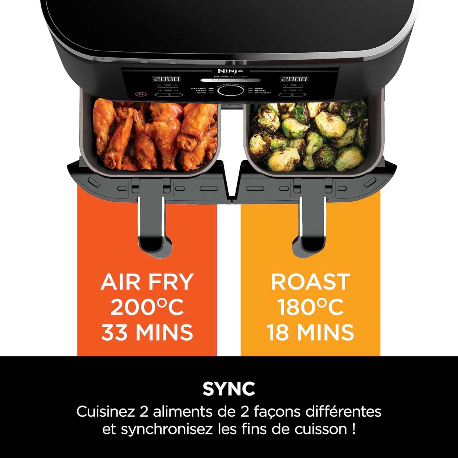 Ninja Foodi Max Dual Zone Air Fryer AF400 | Buy Ninja Online India