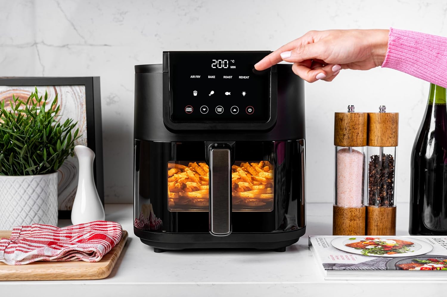 Nutricook 5 Litre Air Fryer Slim, 2025 New Launch