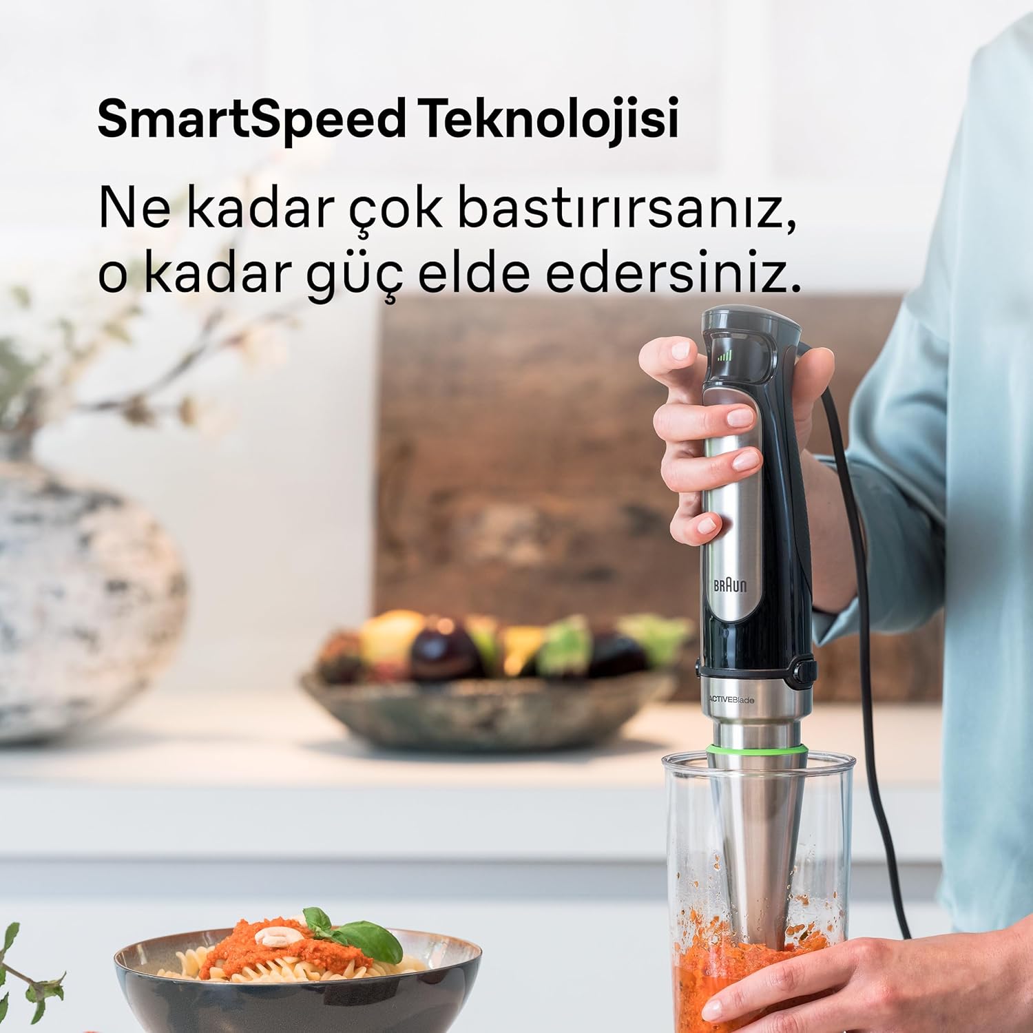 Braun MultiQuick 7 Hand Blender 1000W with Beaker, 1.5L Food Processor, Whisk