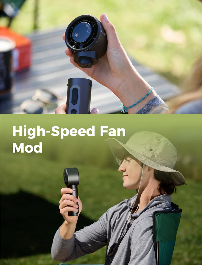 Aecooly CamperKit Cooling Pack — Modular Portable Handheld Fan