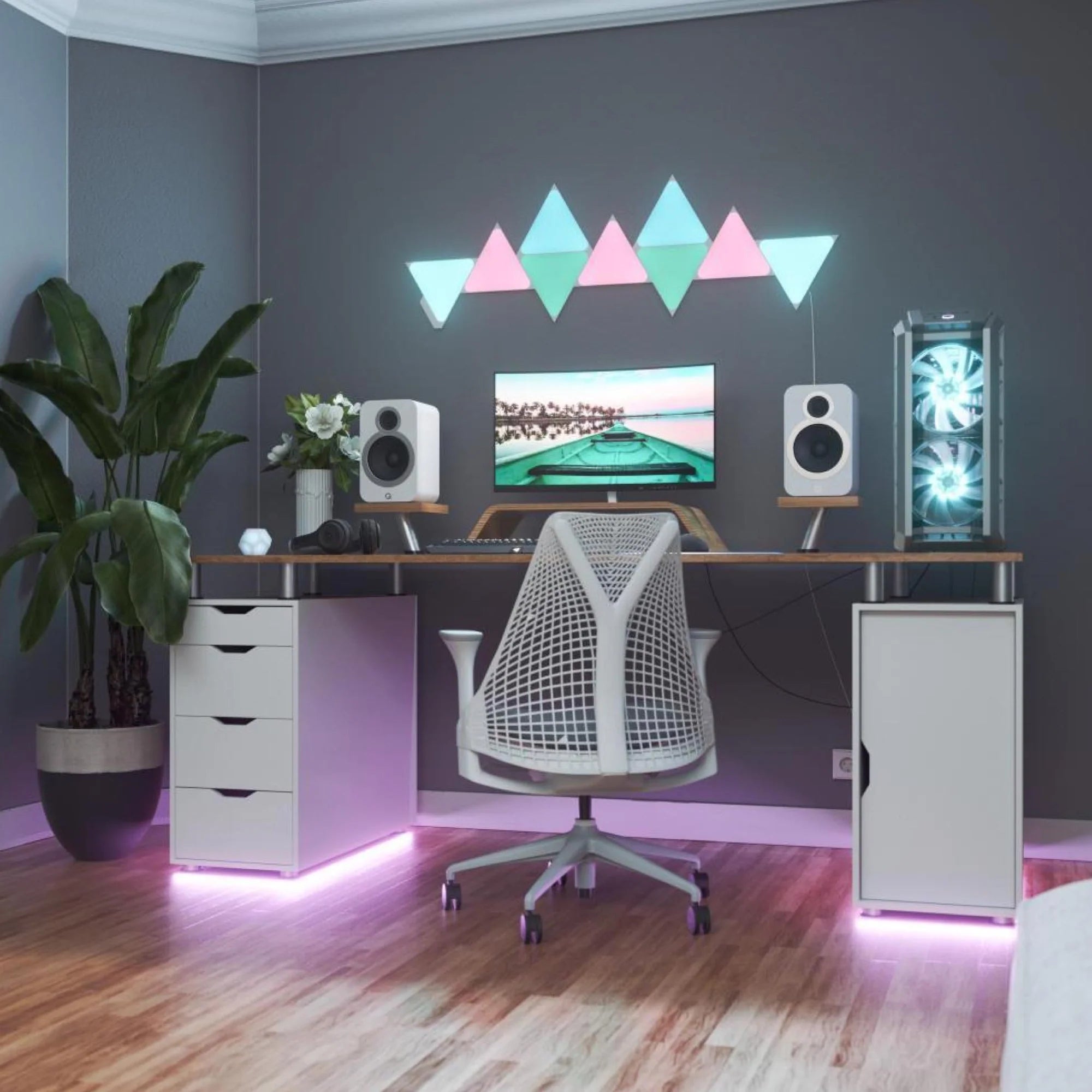 Nanoleaf Shapes Triangle Starter Kit  9 Light Panels