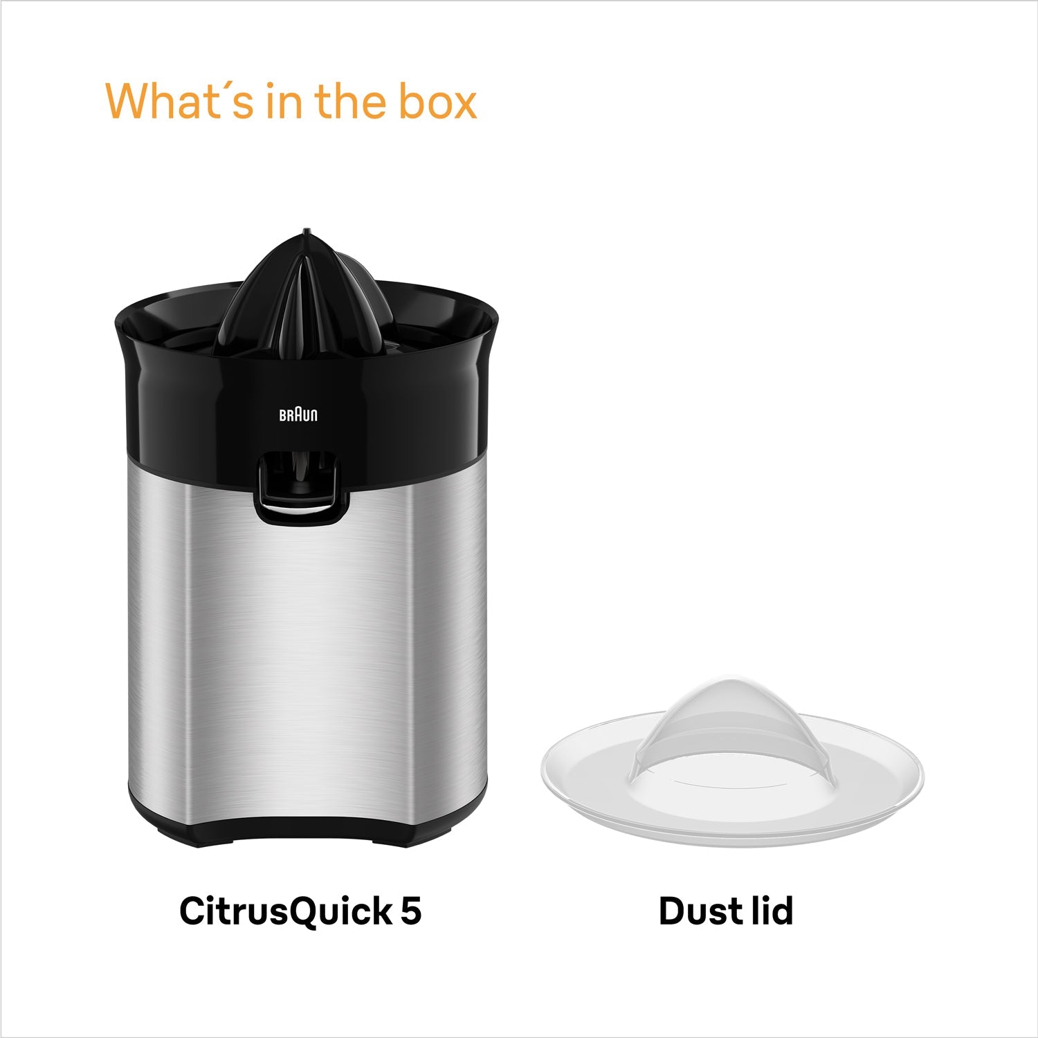 Braun CitrusQuick 5 CJ5050 juicing fresh oranges