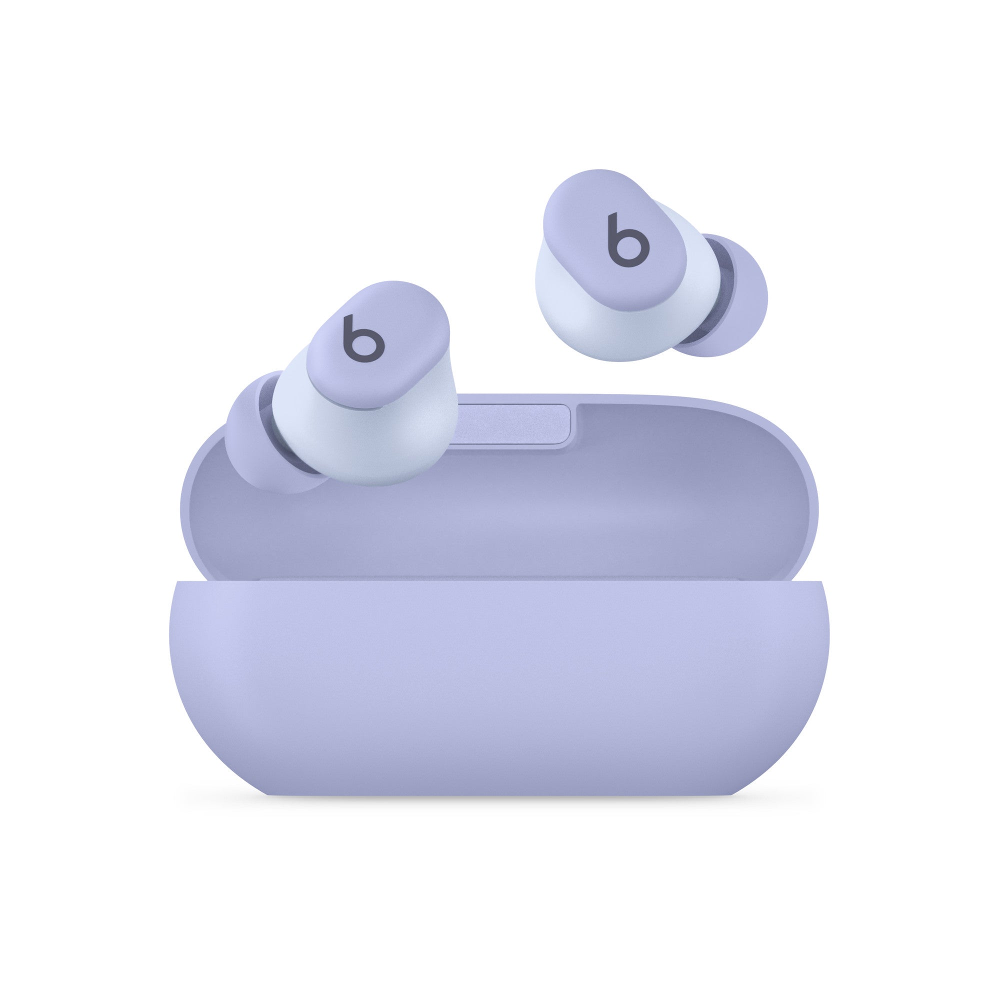 Wireless earbud with multiple ear tip sizes for customizable fit and white matte finish.